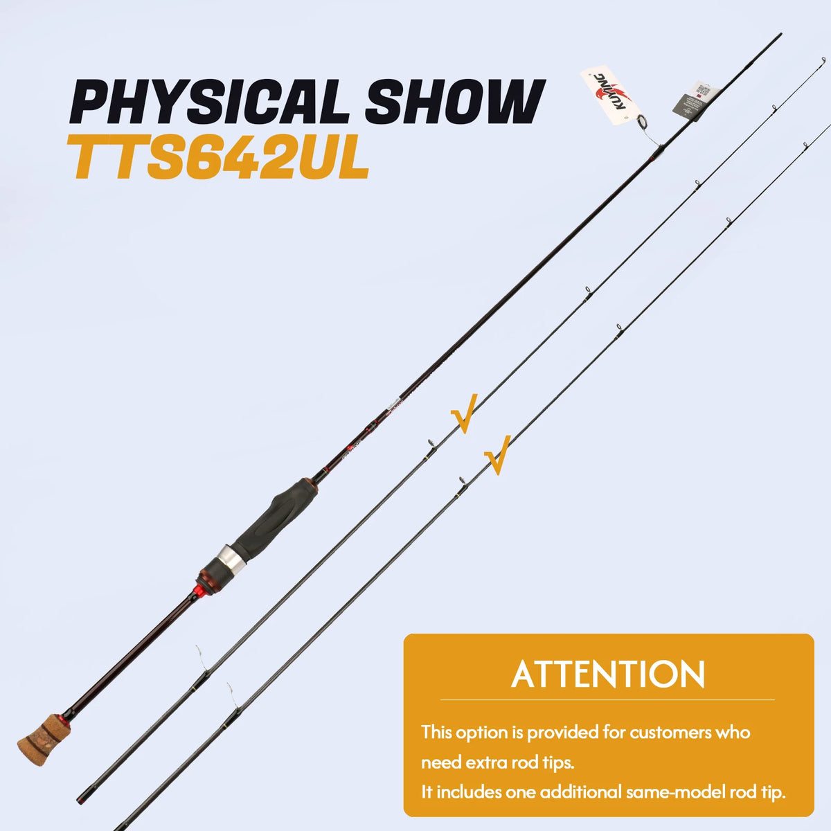 Kuying Teton Carbon Fishing Lure Rod Casting Spinning