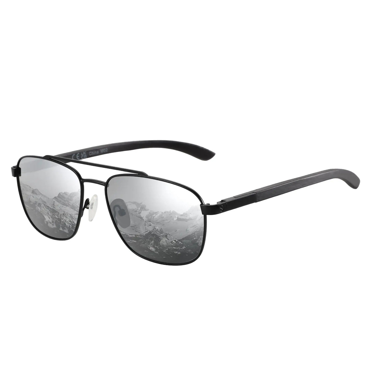 Zenottic Polarized Bamboo Wood Aviator Sunglasses UV Protection