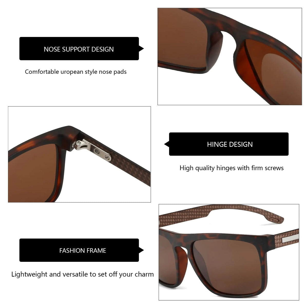 Zenottic Round Polarized UV400 Vintage Unisex Sunglasses