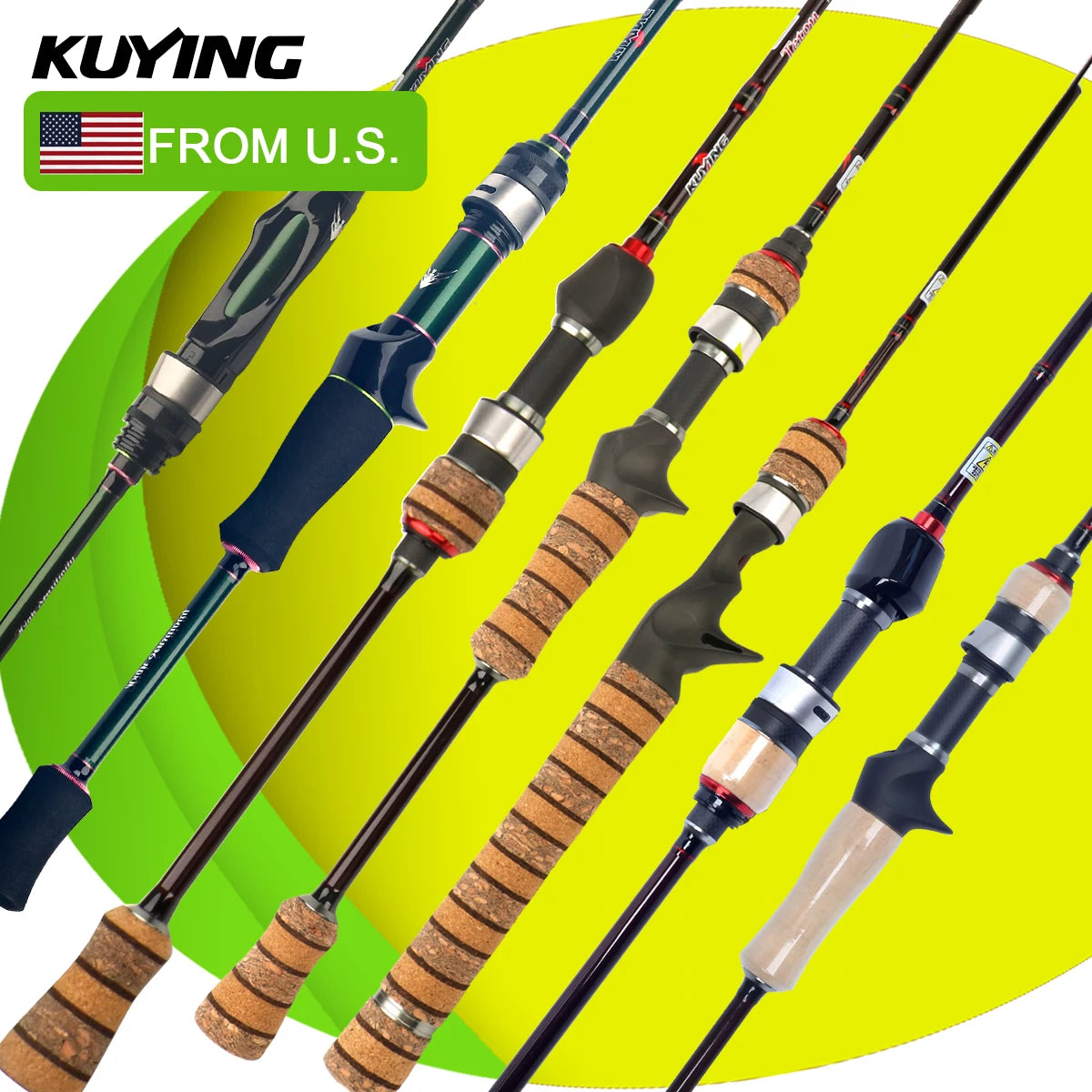 Kuying Teton Carbon Fishing Lure Rod Casting Spinning