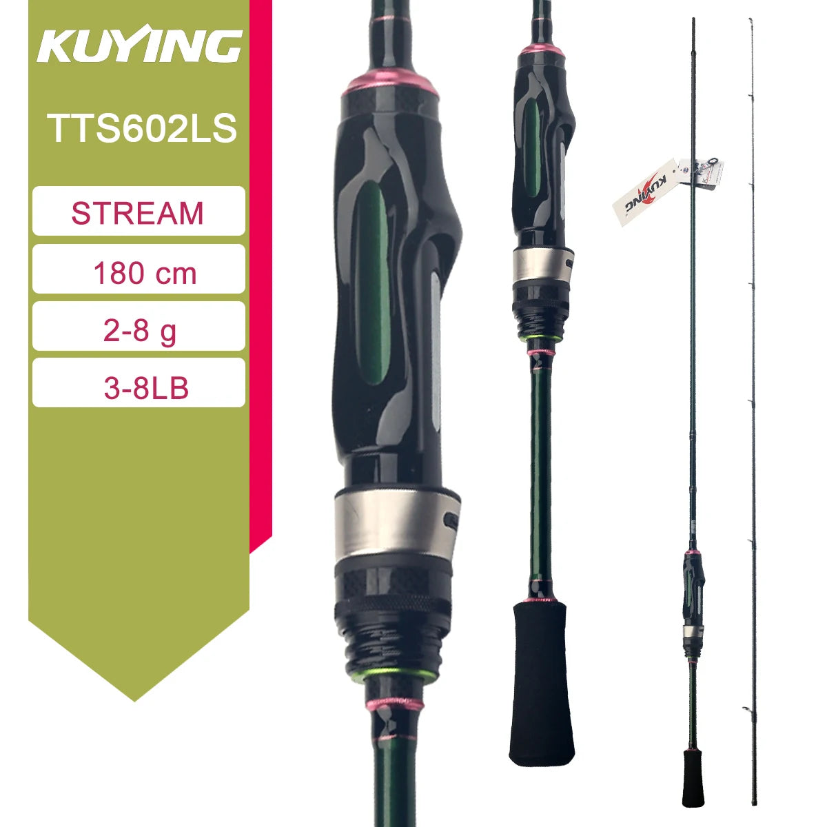 Kuying Teton Carbon Fishing Lure Rod Casting Spinning