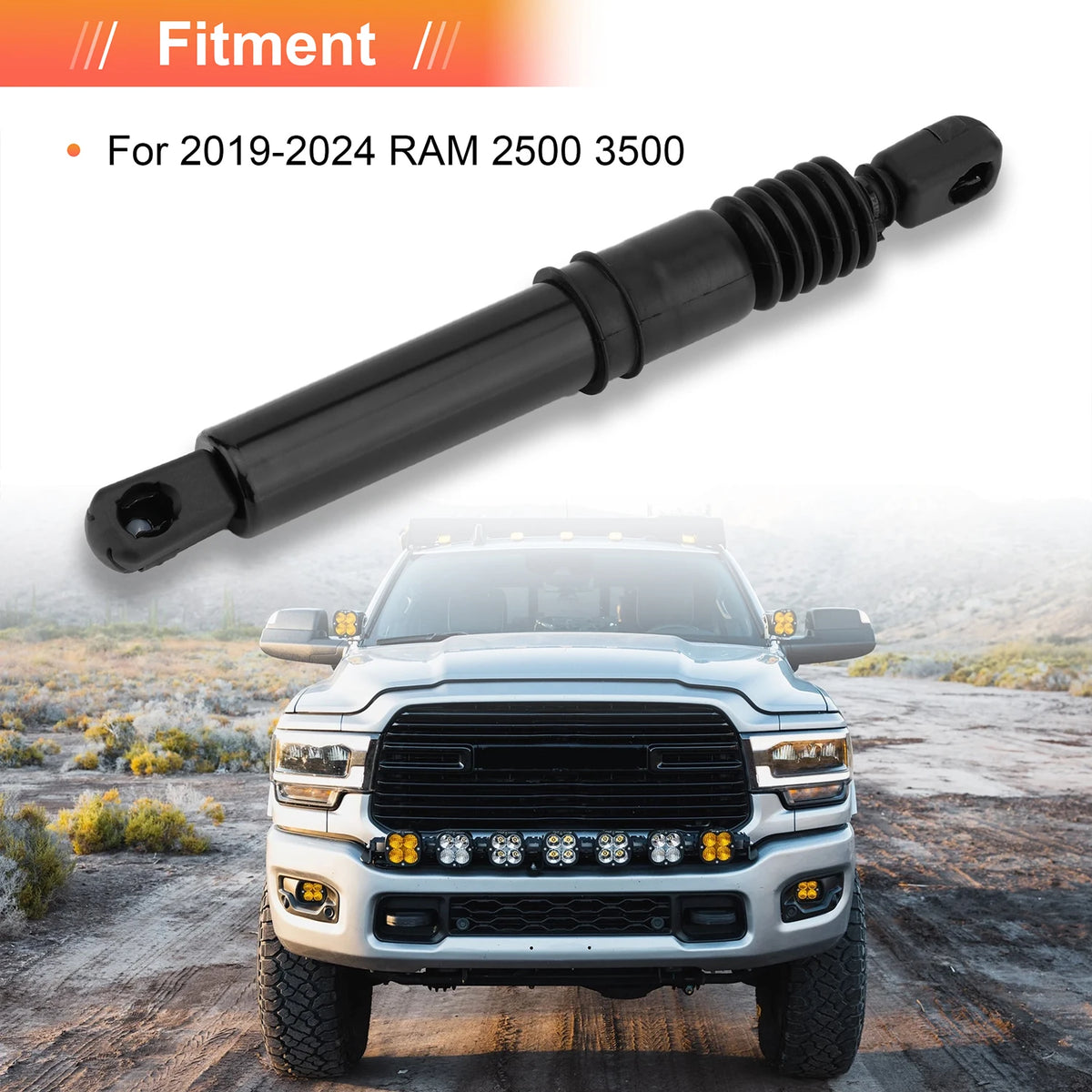 Static Route Tailgate Strut Damper Fits Ram 2500 And 3500
