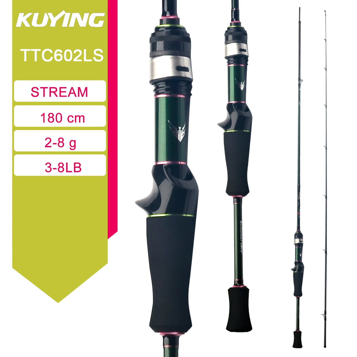 Kuying Teton Carbon Fishing Lure Rod Casting Spinning
