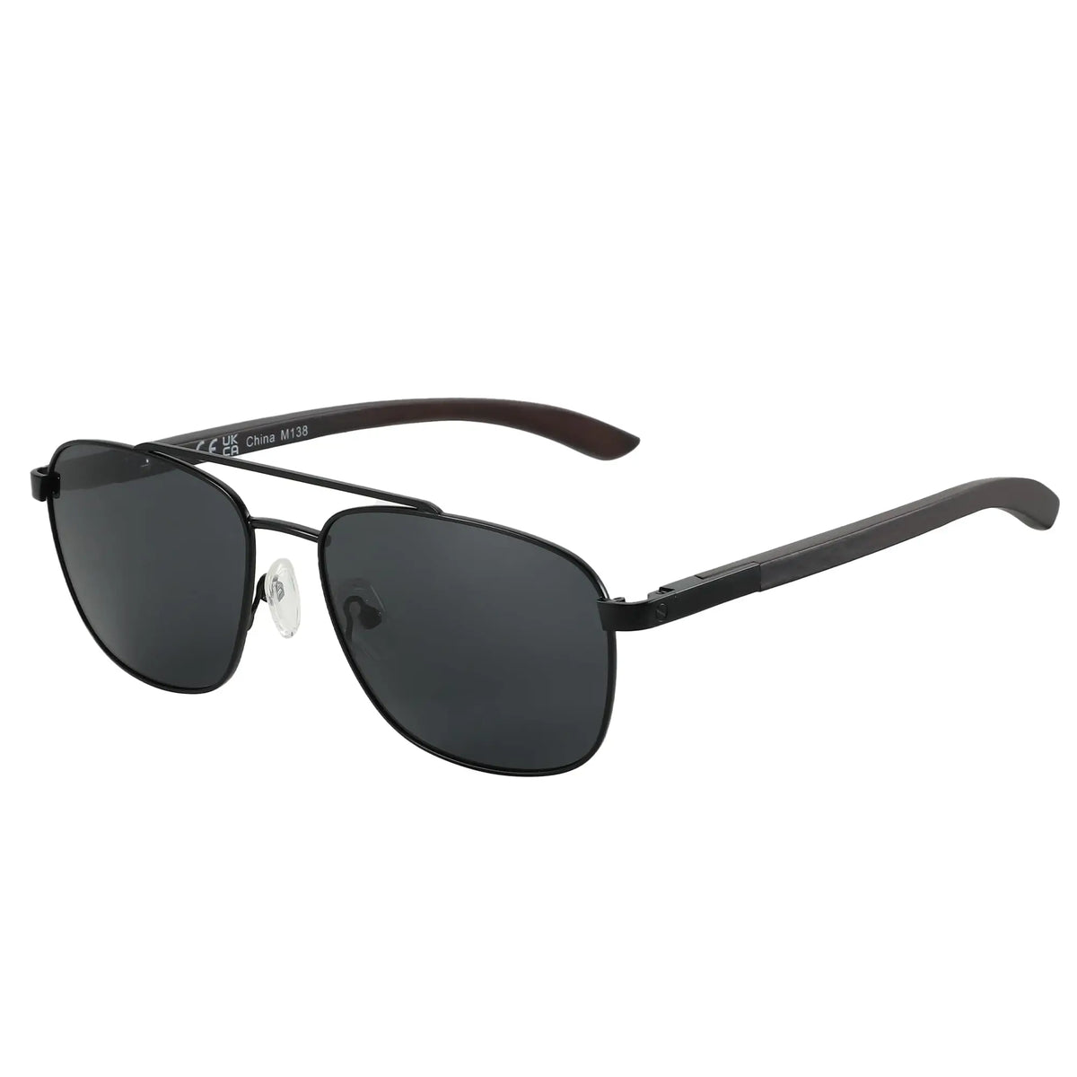Zenottic Polarized Bamboo Wood Aviator Sunglasses UV Protection