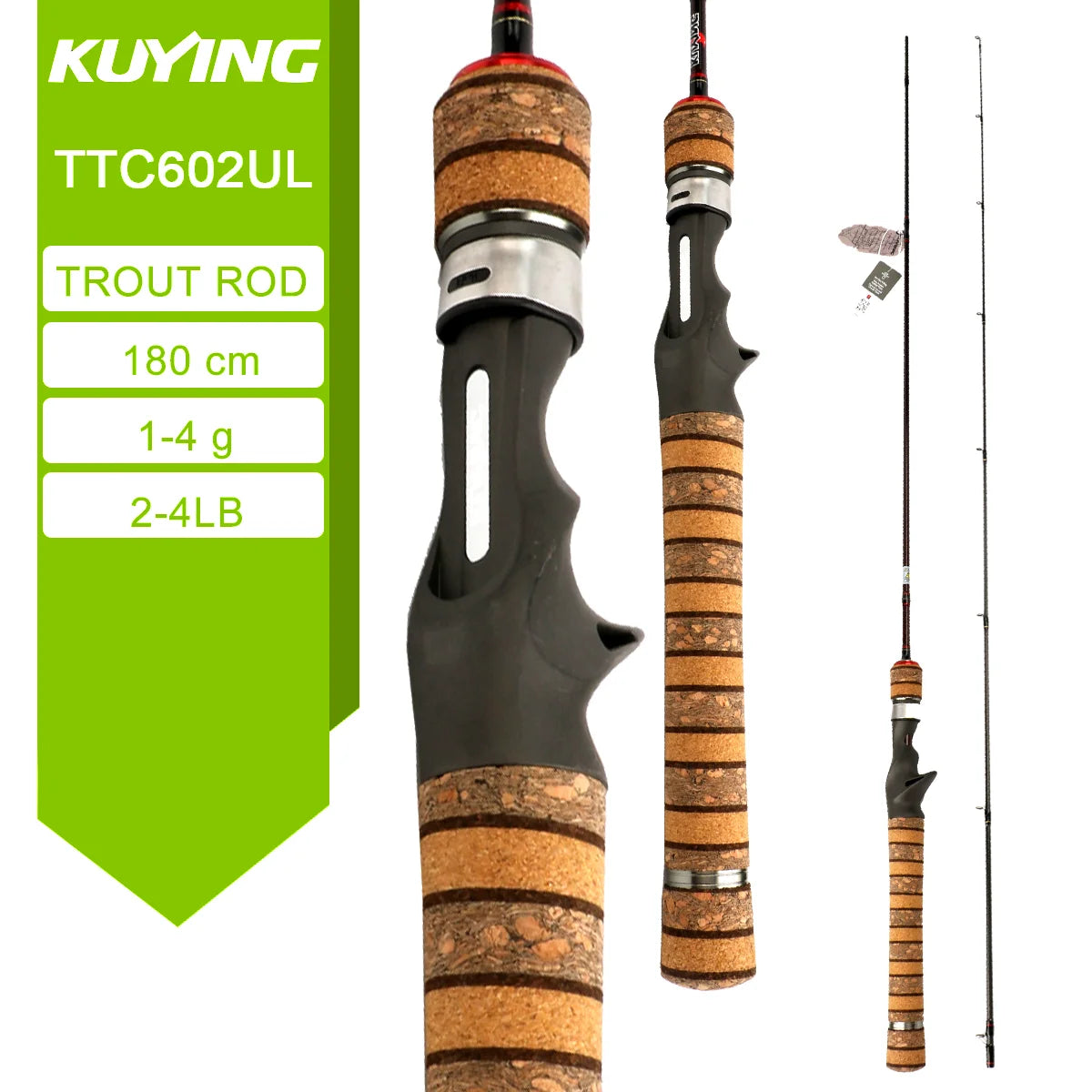 Kuying Teton Carbon Fishing Lure Rod Casting Spinning