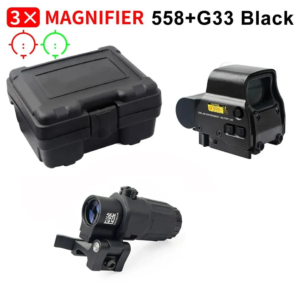 Bestsight 558 Holographic Collimator Sight With Quick Detach Rail Mount